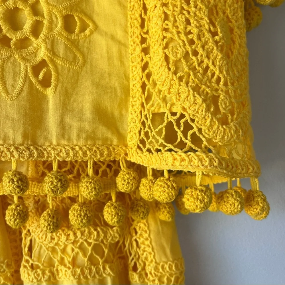 Hunter Bell Yellow Crocheted Two-Piece Set - Picture 9 of 14